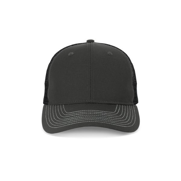 K-up KP238 - 6 panel Trucker with contrast color stitching