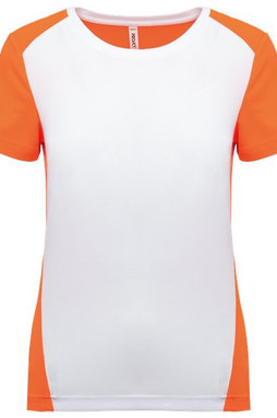 PROACT PA4015 - T-shirt de sport écoresponsable bicolore femme