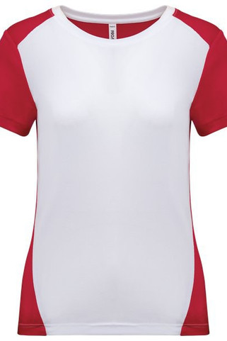 PROACT PA4015 - T-shirt de sport écoresponsable bicolore femme