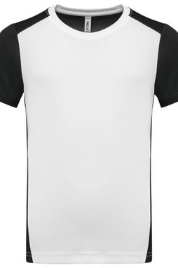 PROACT PA4016 - T-shirt de sport écoresponsable bicolore enfant