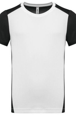 PROACT PA4016 - T-shirt de sport écoresponsable bicolore enfant