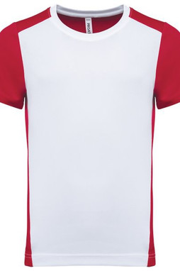 PROACT PA4016 - T-shirt de sport écoresponsable bicolore enfant