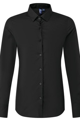 Premier PR303 - Chemise popeline RECYCLIGHT à manches longues pour femme