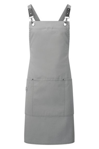 Premier PR182 - Bib apron with crossed CLIP N CLASP back straps