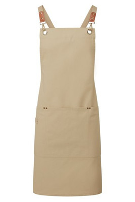Premier PR182 - Bib apron with crossed CLIP 'N' CLASP back straps