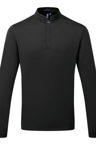 Premier PR647 - Coolchecker Essential long sleeve chef’s polo shirt