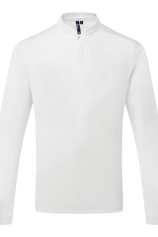 Premier PR647 - Coolchecker Essential long sleeve chef’s polo shirt