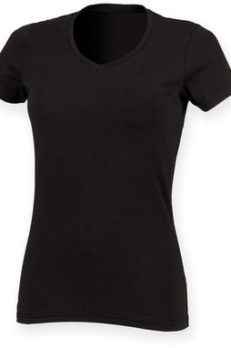 SF Clothing SK122 - Ladies Feel Good V-neck T-shirt