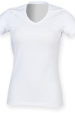 SF Clothing SK122 - Ladies Feel Good V-neck T-shirt