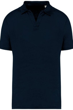 Spasso SP220 - Men’s linen polo shirt
