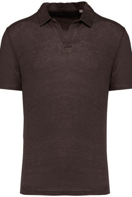 Spasso SP220 - Men’s linen polo shirt