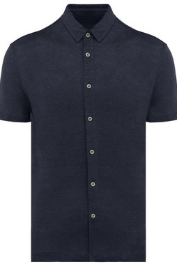 Spasso SP517 - Chemise à manches courtes en lin homme