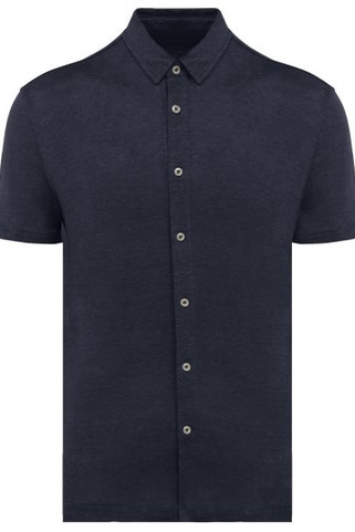 Spasso SP517 - Mens Linen Short-sleeved Shirt