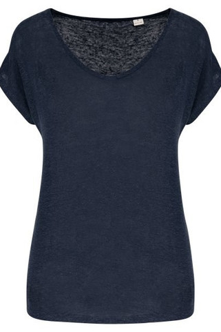 Spasso SP321 - T-shirt col V en lin femme