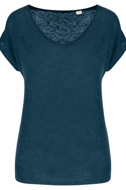 Spasso SP321 - T-shirt col V en lin femme