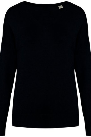 Spasso SP921 - Pull écoresponsable col V en lyocell femme