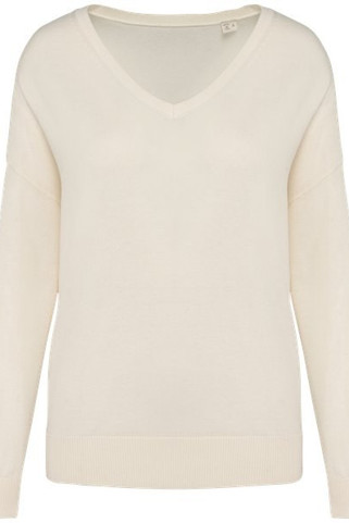 Spasso SP921 - Eco-friendly ladies’ V-neck lyocell jumper