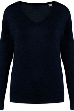 Spasso SP921 - Eco-friendly ladies’ V-neck lyocell jumper