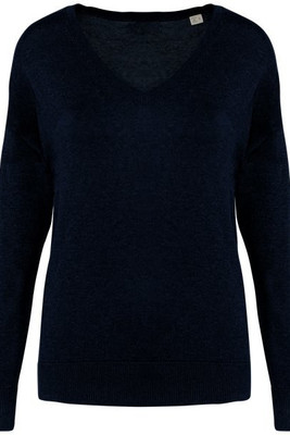 Spasso SP921 - Eco-friendly ladies’ V-neck lyocell jumper