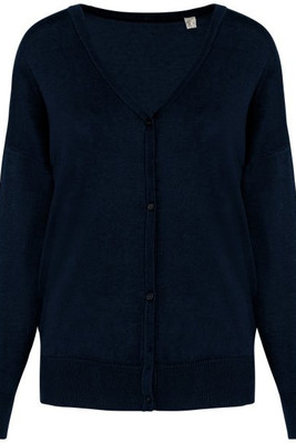 Spasso SP922 - Eco-friendly Ladies' Lyocell V Neck Jumper