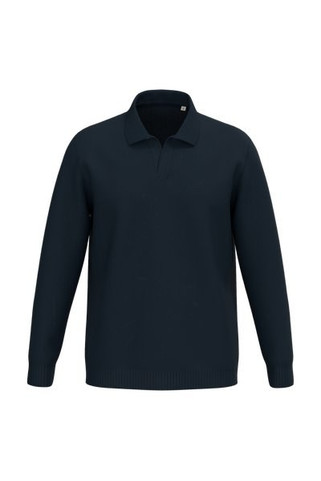 Spasso SP901 - Mens jumper with polo collar