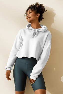 Bella+Canvas 7502 - Womens Cropped Hoodie