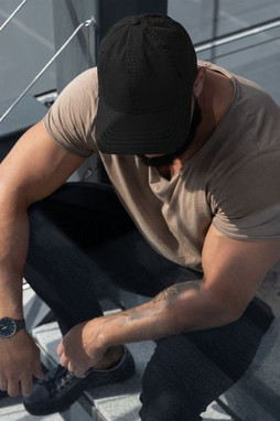 Otto Cap 104-1018 - Distressed Dad Hat