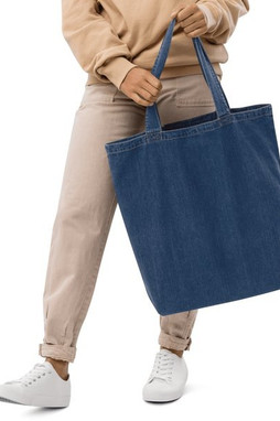 Mantis M196 - Organic Denim Tote Bag