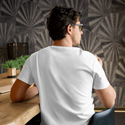 Printful Mens - T-shirt en coton premium homme