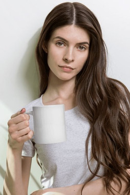 White Glossy Mug 20 oz - Egotier 19-16586