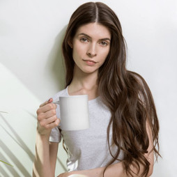 White Glossy Mug 20 oz - Egotier 19-16586