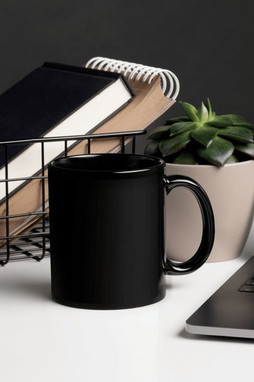 Black Glossy Mug 11 oz - Egotier 300-9323