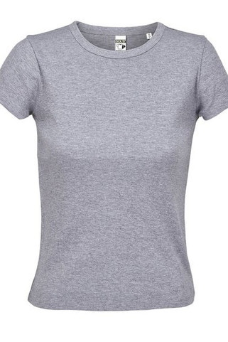SOLS 04814 - SARA Womens Ribbed T Shirt