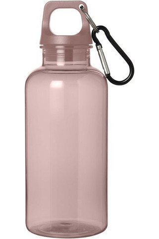 Eco-Friendly 400ml Recycled Plastic Water Bottle with Carabiner - EgotierPro 100778