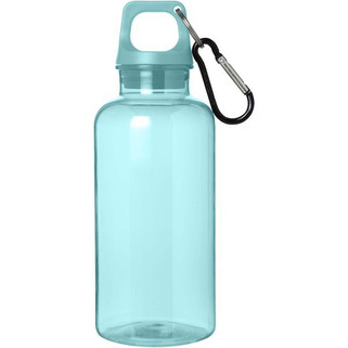 Eco-Friendly 400ml Recycled Plastic Water Bottle with Carabiner - EgotierPro 100778