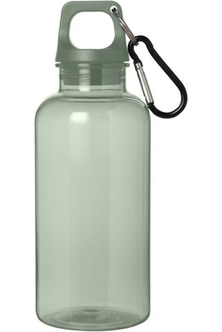 Eco-Friendly 400ml Recycled Plastic Water Bottle with Carabiner - EgotierPro 100778