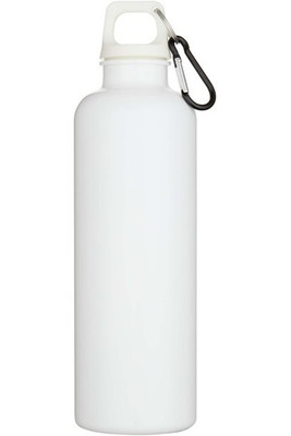 Oregon 750 ml solid colour RCS recycled plastic water bottle with carabiner   - EgotierPro 100878