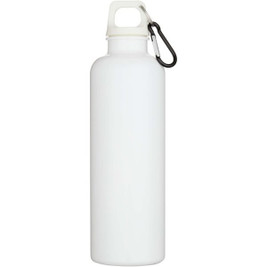 Oregon 750 ml solid colour RCS recycled plastic water bottle with carabiner   - EgotierPro 100878