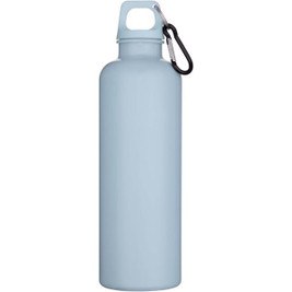 Oregon 750 ml solid colour RCS recycled plastic water bottle with carabiner   - EgotierPro 100878