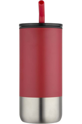 Grayson 480 ml RCS recycled insulated tumbler with straw - EgotierPro 100918