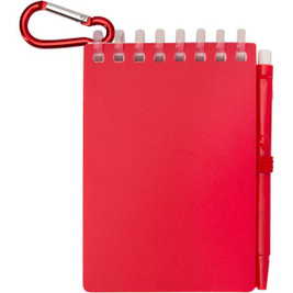 Lig Mini recycled outdoor soft cover notebook and ballpoint pen set (black ink) - EgotierPro 107051