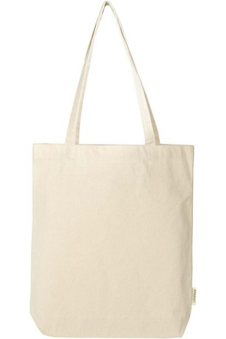 Odisha 270 g/m² OCS organic tote bag 10L  - EgotierPro 120786