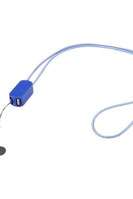 Anser smartphone lanyard af genvundet plast med indbygget 27 W 5-i-1-kabel - EgotierPro 124494