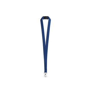 Polyester lanyard with safety clasp - Egotier 95125