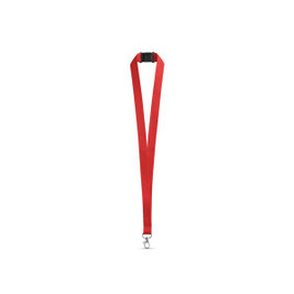 Polyester lanyard with safety clasp - Egotier 95125