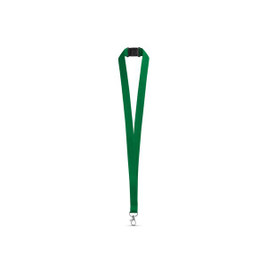 Polyester lanyard with safety clasp - Egotier 95125