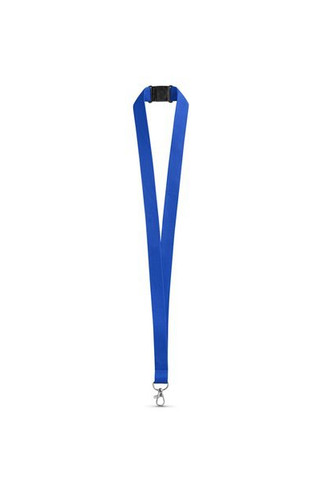 Polyester lanyard with safety clasp - Egotier 95125