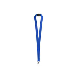 Polyester lanyard with safety clasp - Egotier 95125