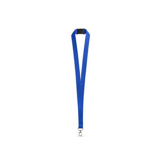 Polyester lanyard with safety clasp - Egotier 95125