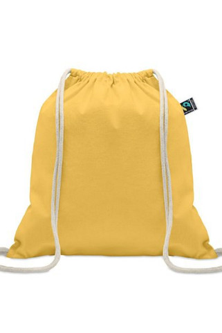OSOLE DRAW COLOUR Drawstring bag Fairtrade 180gr - GiftRetail MO2591